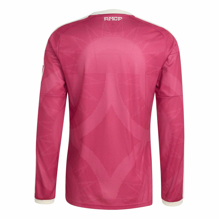 adidas Real Madrid Men's Third Stadium Long Sleeve 2026/27 Jersey Pink Back