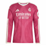 adidas Real Madrid Men's Third Stadium Long Sleeve 2026/27 Jersey Pink Front