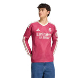adidas Real Madrid Men's Third Stadium Long Sleeve 2026/27 Jersey Pink Model