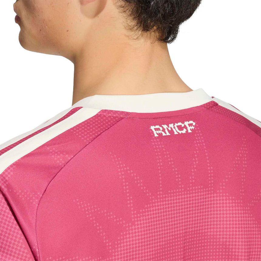 adidas Real Madrid Men's Third Stadium Long Sleeve 2026/27 Jersey Pink Neck