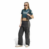adidas Real Madrid Women's Away Cropped 2026/27 Jersey Green Model