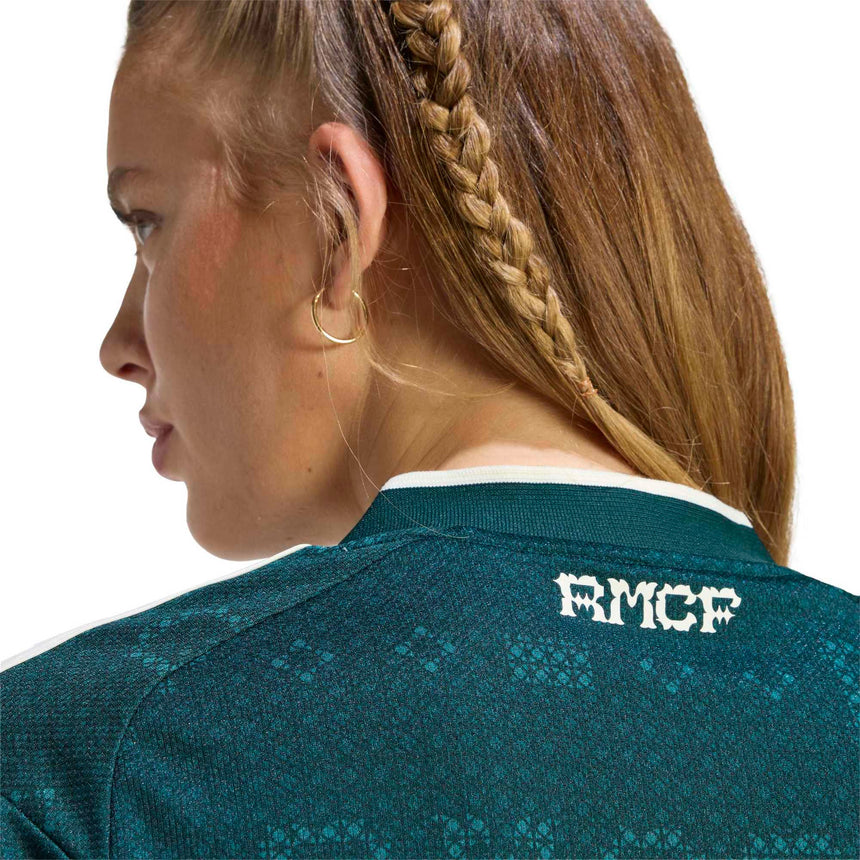 adidas Real Madrid Women's Away Cropped 2026/27 Jersey Green Neck