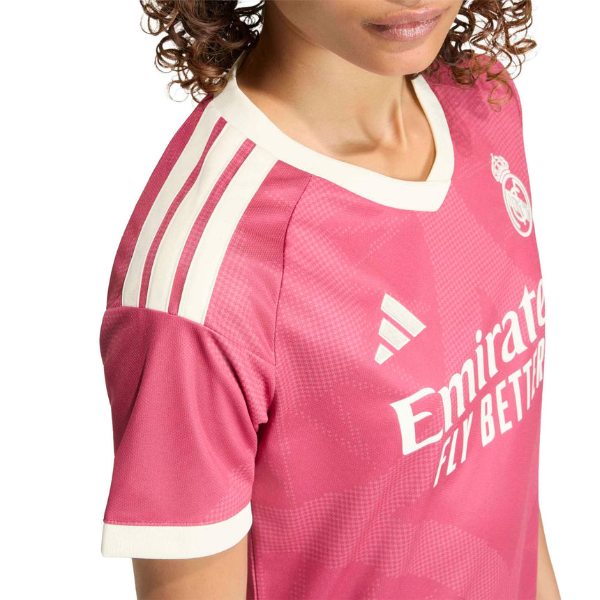 adidas Real Madrid Women's Third Stadium 2026/27 Jersey Pink Crest