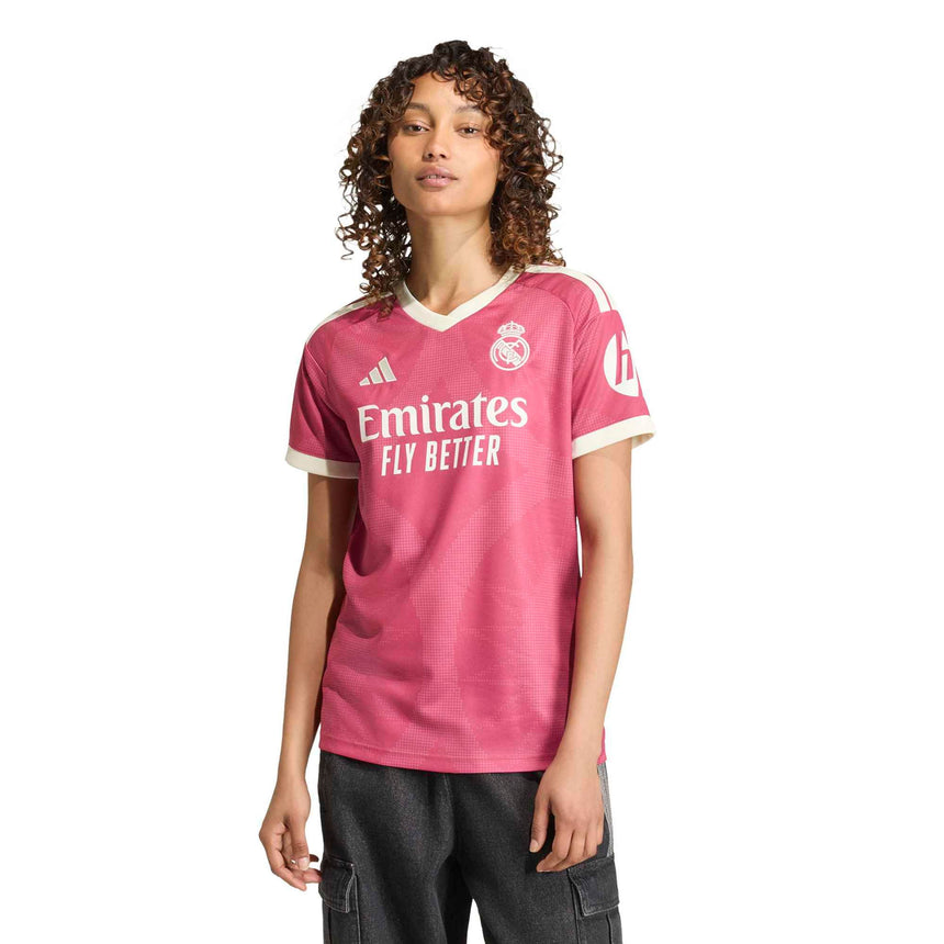 adidas Real Madrid Women's Third Stadium 2026/27 Jersey Pink Model
