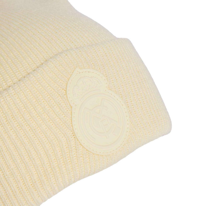 adidas Real Madrid Woolie Beanie Ivory Crest