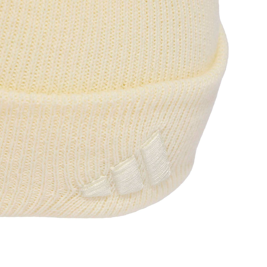 adidas Real Madrid Woolie Beanie Ivory Side