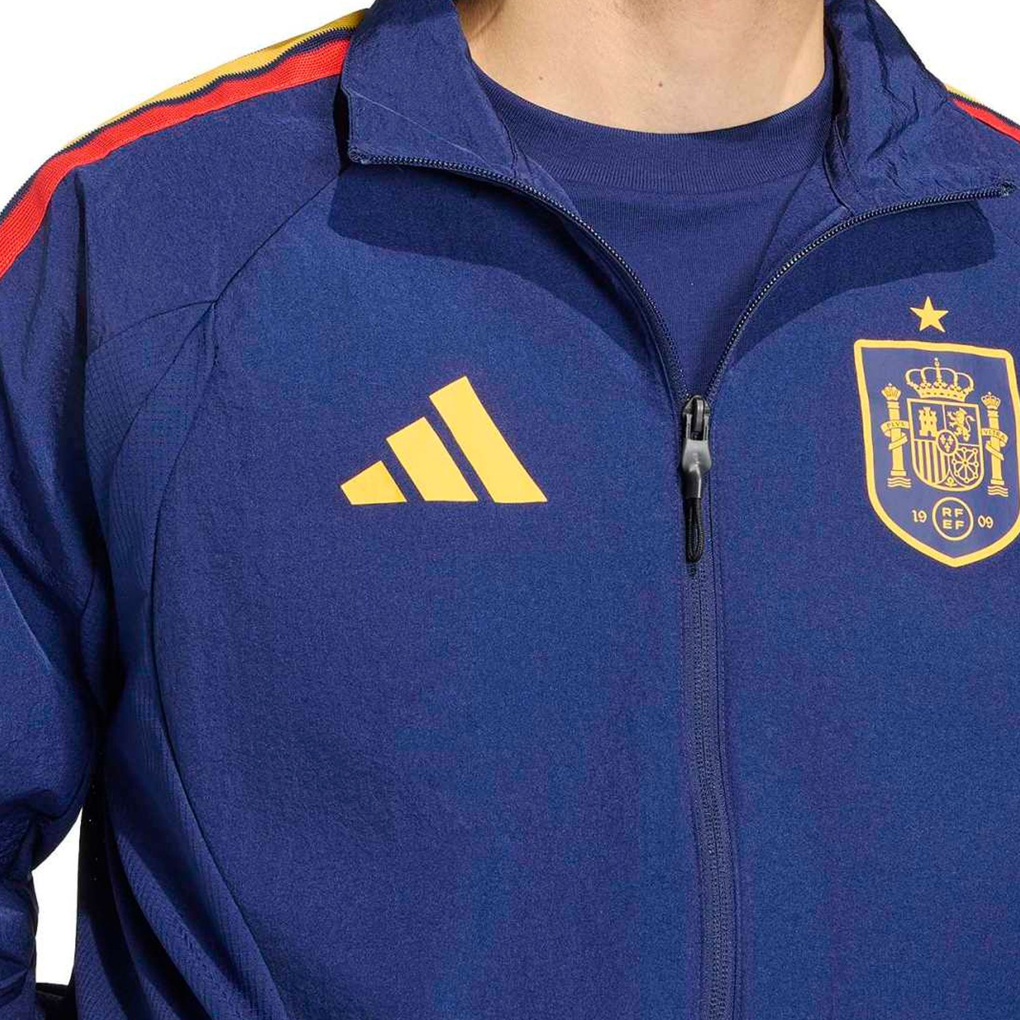adidas Spain Men's Home Anthem 2026 Jacket Navy – Azteca Soccer