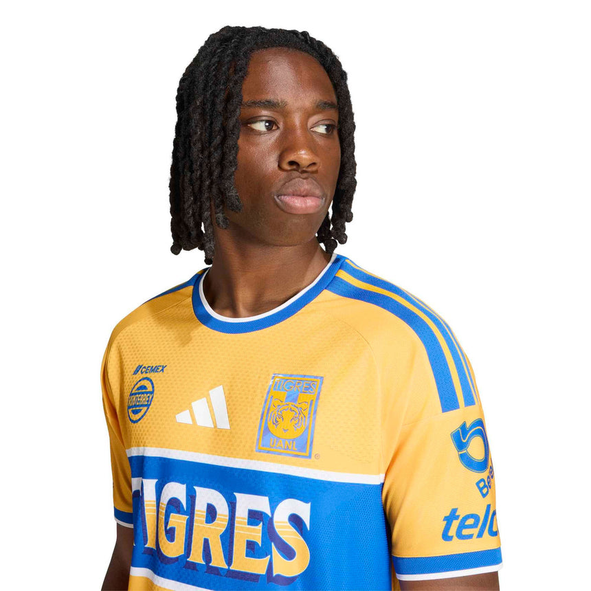 adidas Tigres UANL Men's Home Authentic 2026/27 Jersey Gold Crest