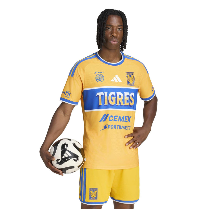 adidas Tigres UANL Men's Home Authentic 2026/27 Jersey Gold Model