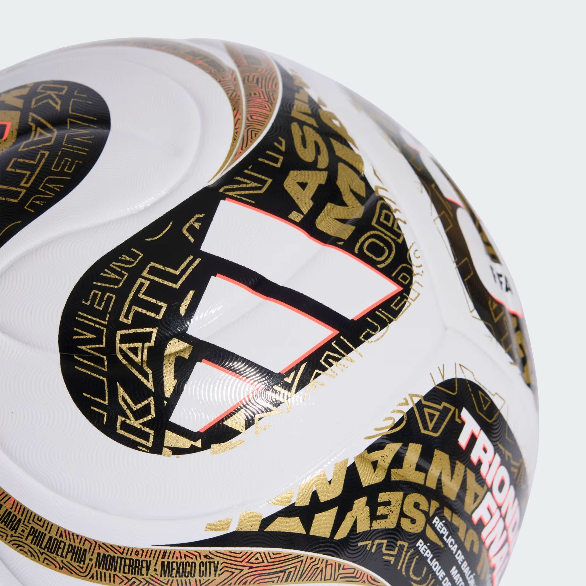 adidas Trionda World Cup Finals League Ball 2026 White/Black/Gold