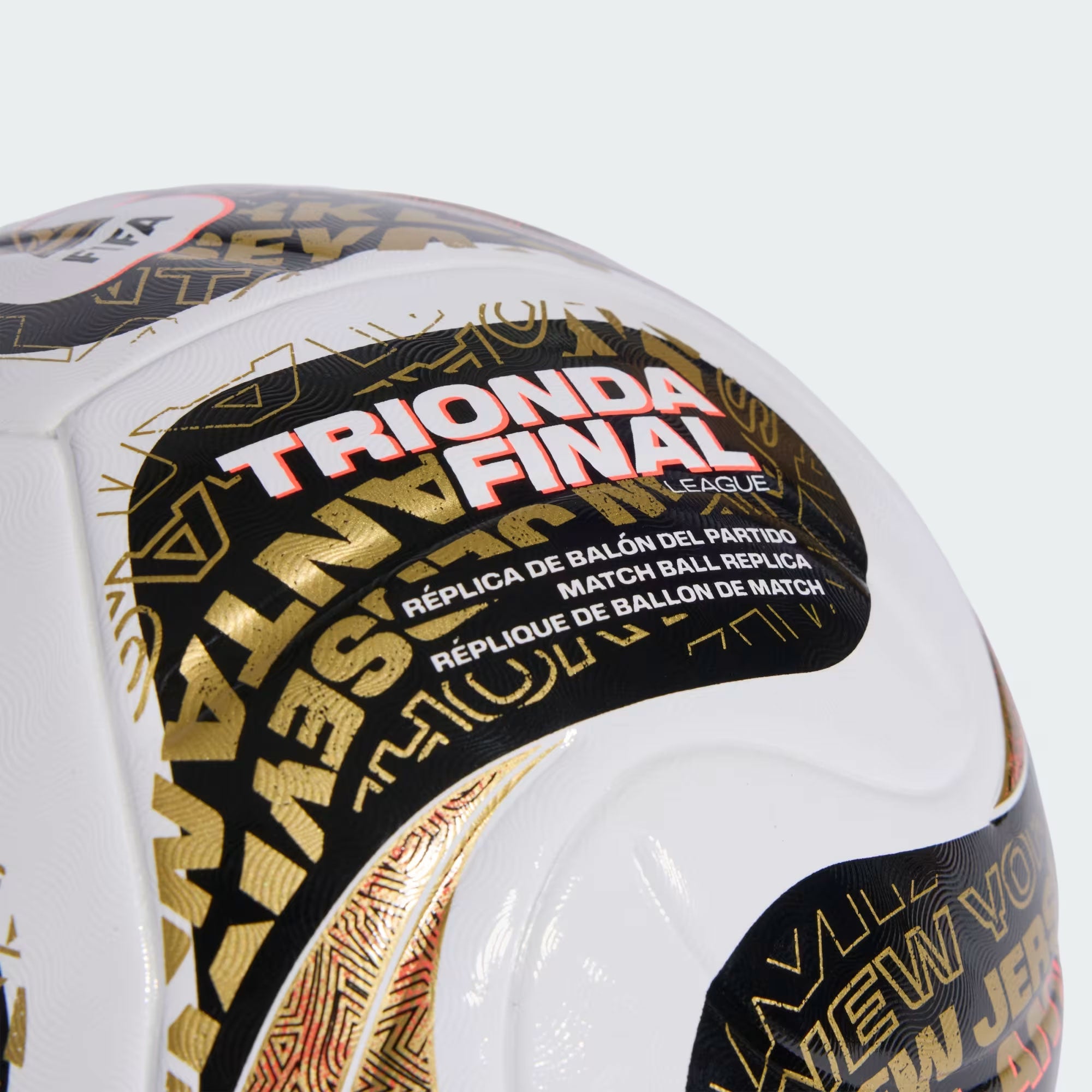  TRIONDA FINAL LEAGUE サッカーボール adidas Trionda World Cup Finals League Ball 2026 White/Black/Gold