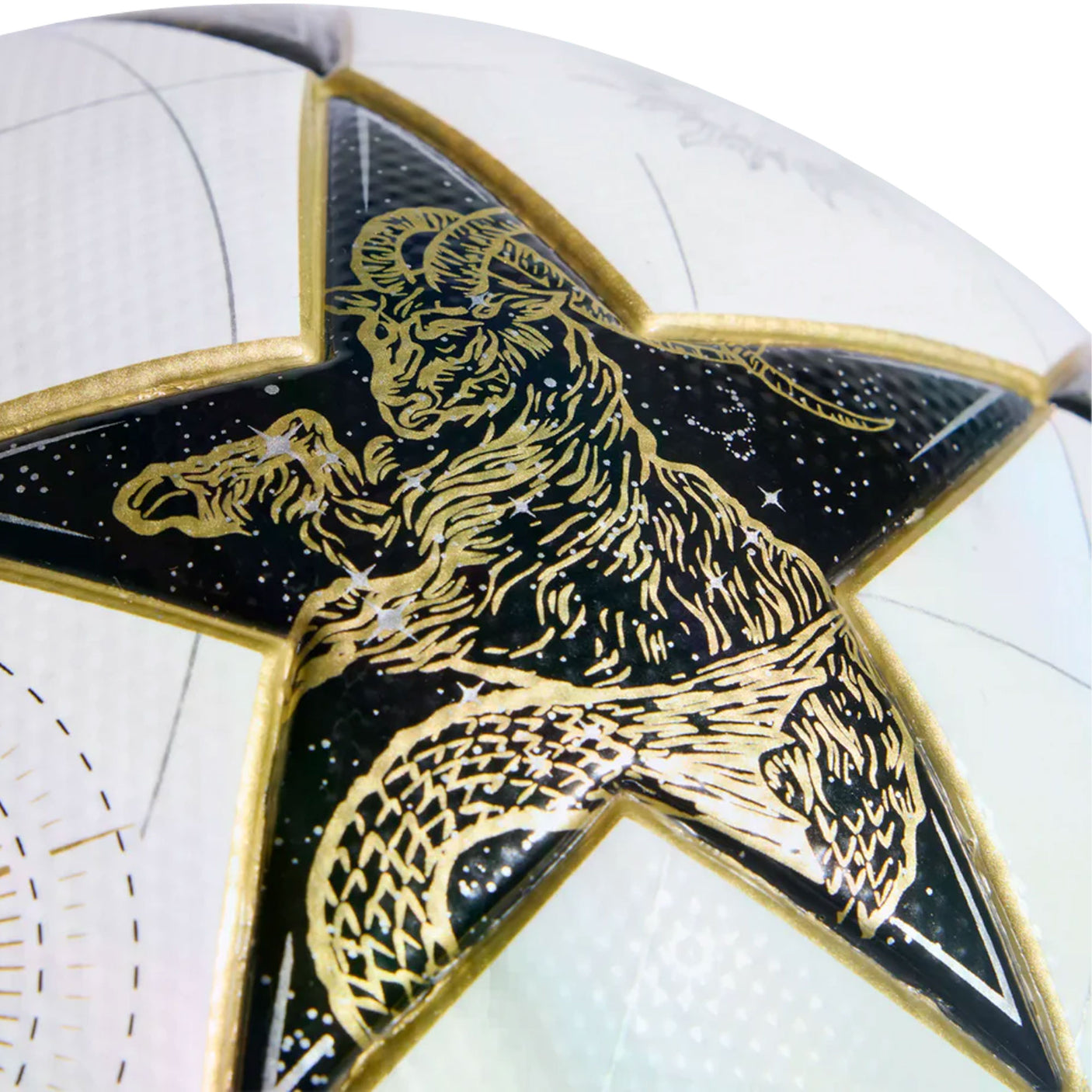 adidas UCL 2025/26 Ball White/Black/Gold Side