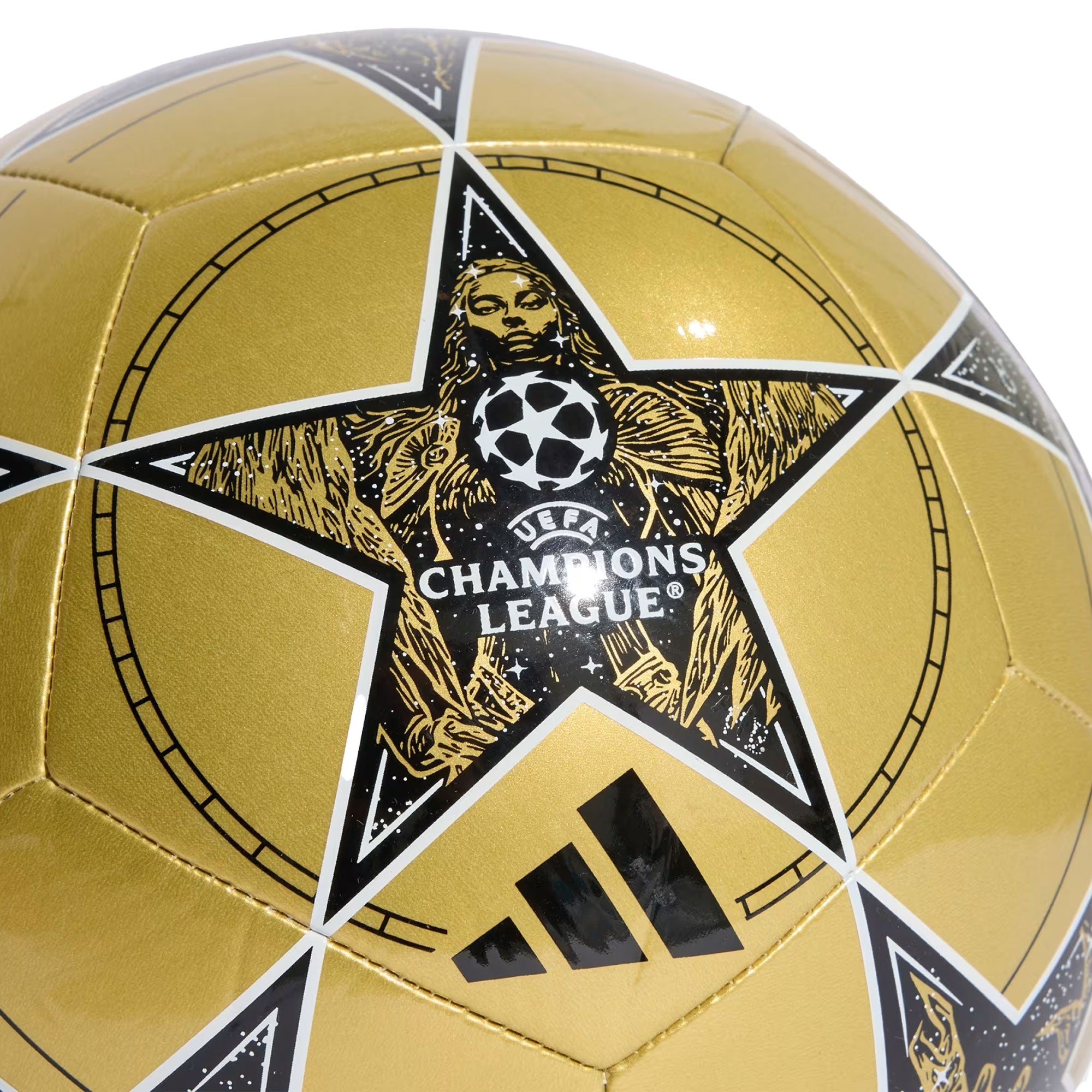 adidas UCL 2025/26 Club Ball Gold/Black/White – Azteca Soccer