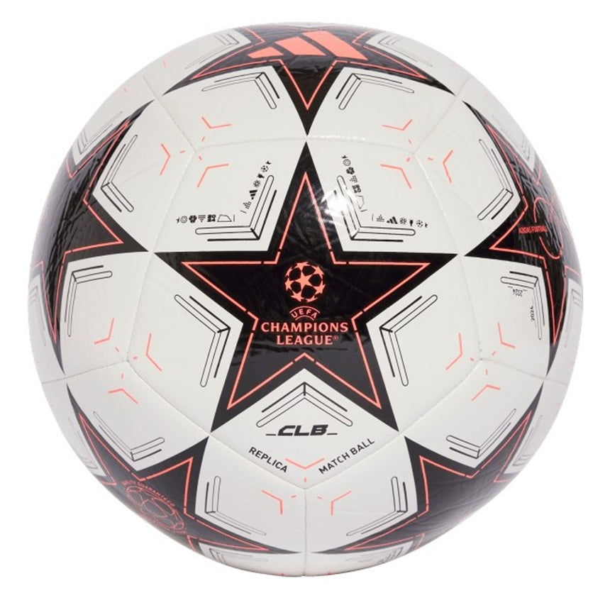 adidas UCL Club 2024/25 Ball White/Black/Turbo Front
