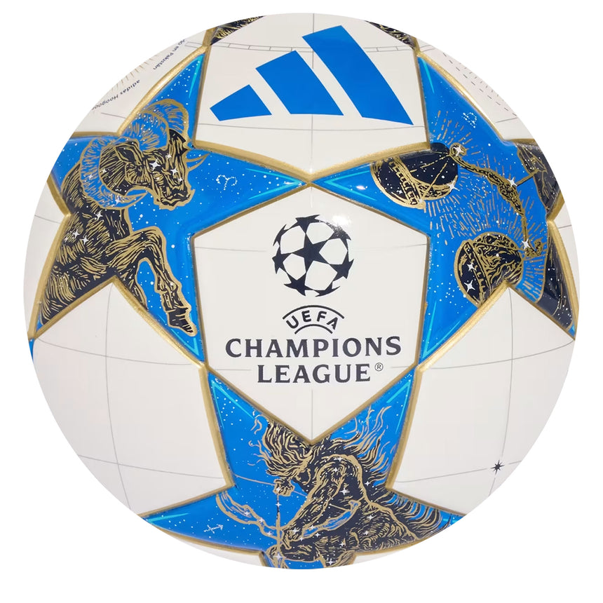 adidas UEFA Champions League 2025/26 Mini Ball White/Pantone/Matte Gold Back