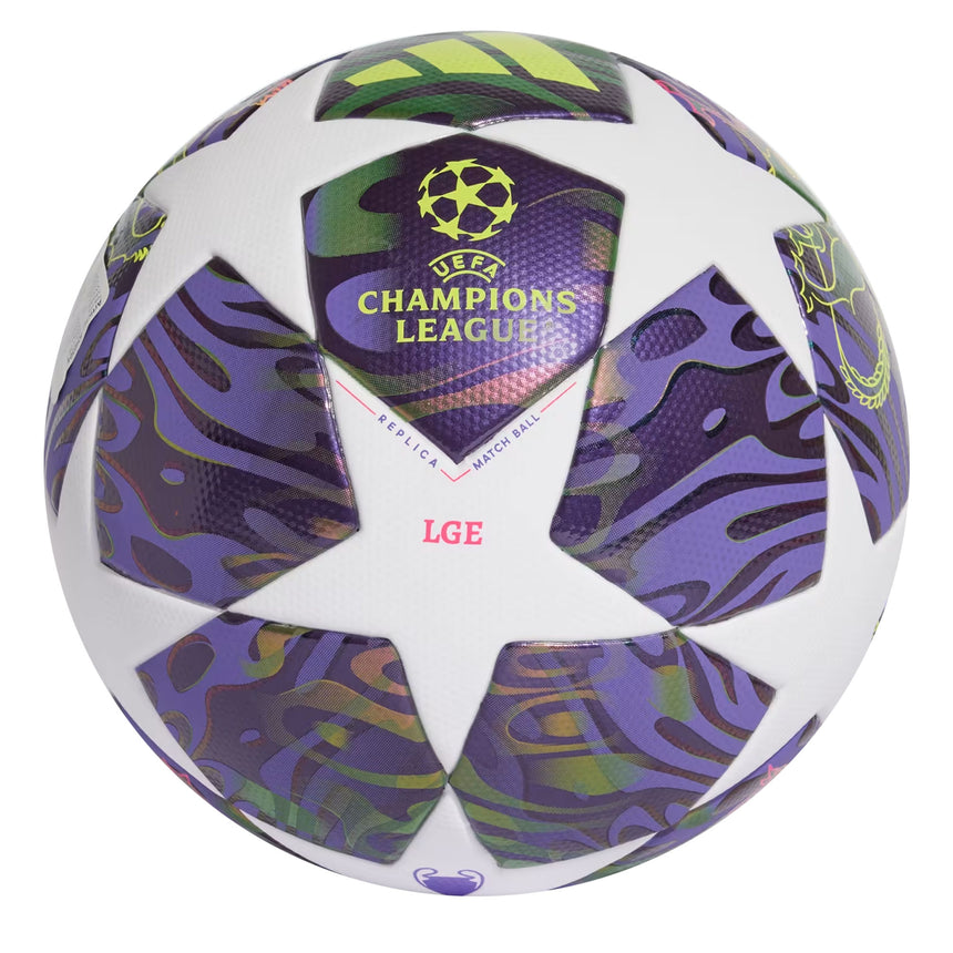 adidas UEFA Champions League 2026 Final League Ball Purple/White Back