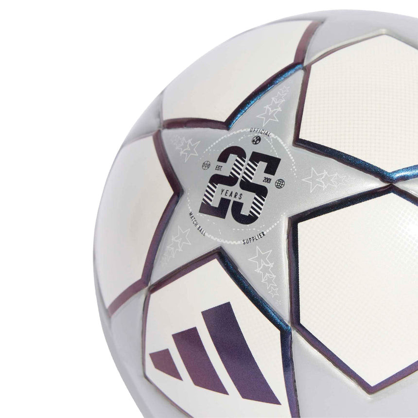 adidas UEFA Champions League Anniversary 3'rd Mini Ball White/Silver Crest