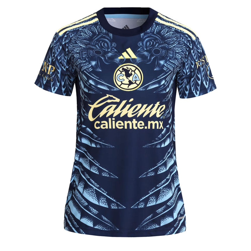 adidas Women's Club America 2025/26 Away Jersey Team Navy Blue  Front