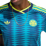 adidas Women's Colombia World Cup 2026 Away Jersey Blue Crest