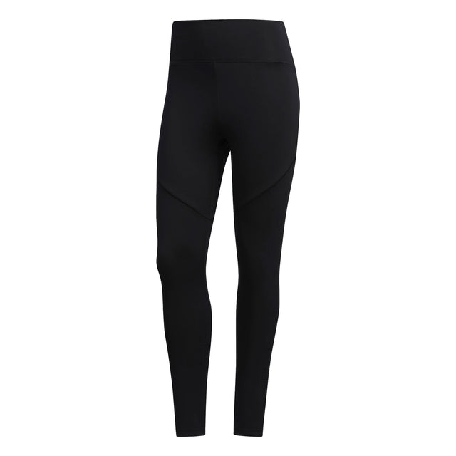 adidas Women's Designed 2 Move Branded High-Rise 7/8 Tights Black Front