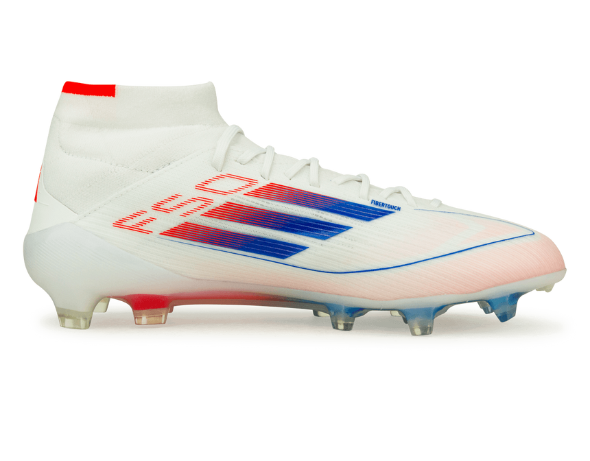 adidas Women's F50 Elite Mid FG White/Lucid Blue – Azteca Soccer