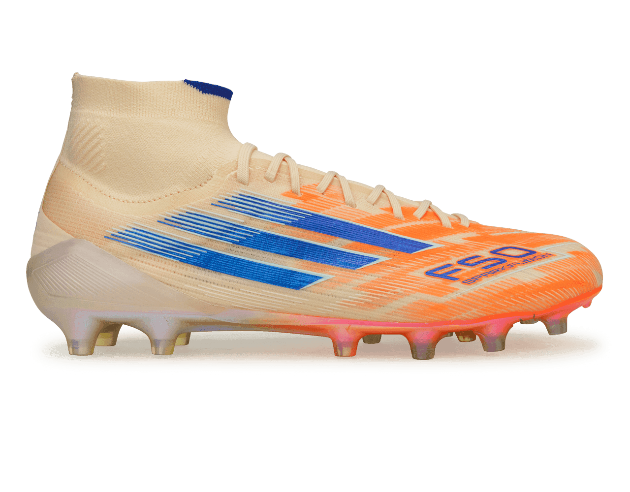adidas Women's F50 Sparkfusion Elite Mid FG/AG Lucid Blue adidas Women's F50 Sparkfusion Elite Mid FG/AG Lucid Blue