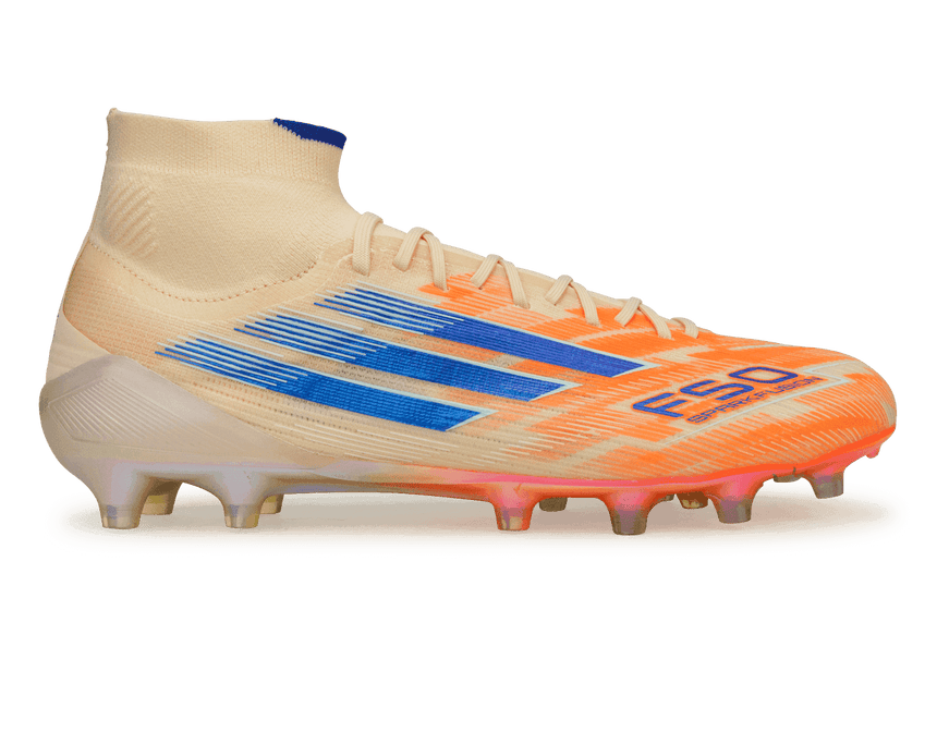 adidas Women's F50 Sparkfusion Elite Mid FG/AG Lucid Blue/Orange