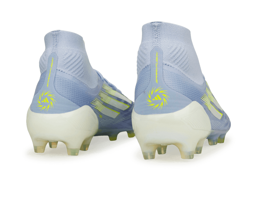 adidas Women's F50 Sparkfusion Elite Mid FG/AG Violet/Lemon/Purple Rear