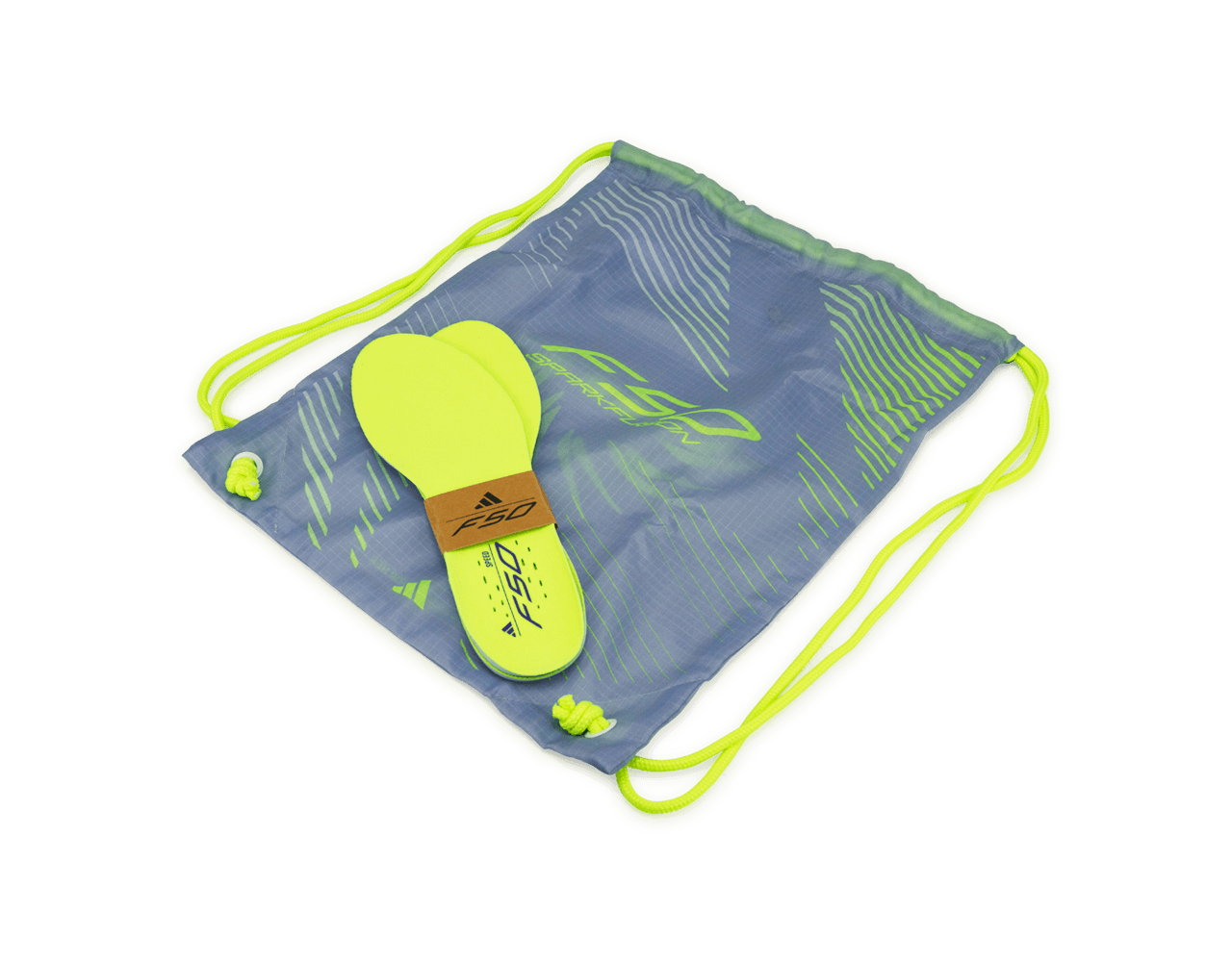 adidas Women's F50 Sparkfusion Elite Mid FG/AG Violet/Lemon/Purple Shoebag