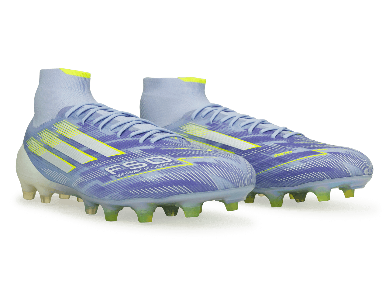 adidas Women's F50 Sparkfusion Elite Mid FG/AG Violet/Lemon/Purple Together