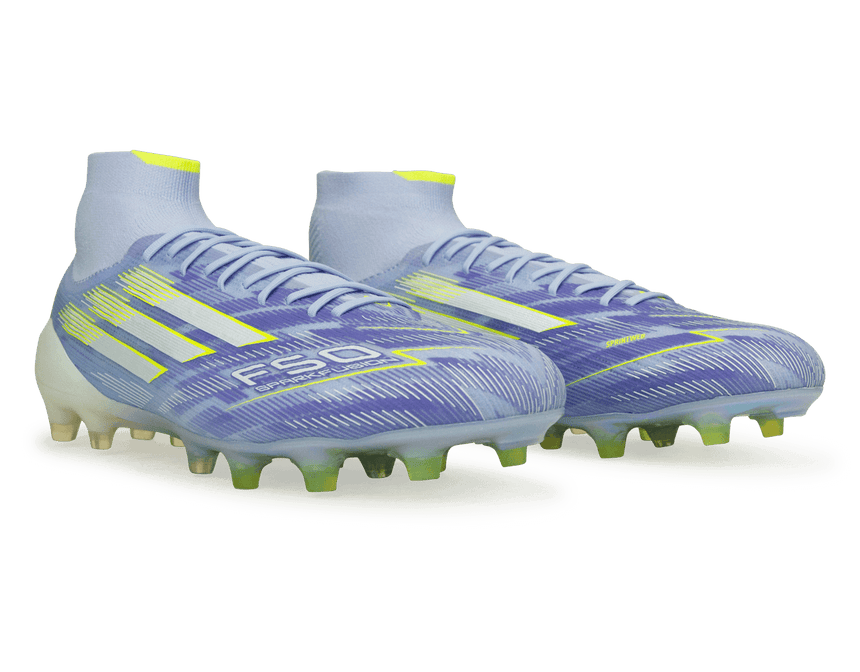 adidas Women's F50 Sparkfusion Elite Mid FG/AG Violet/Lemon/Purple Together