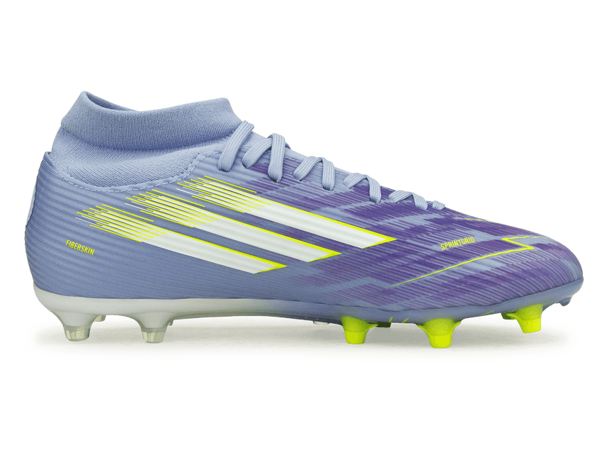 adidas Women's F50 Sparkfusion League FG/MG Violet/Lemon/Purple Side