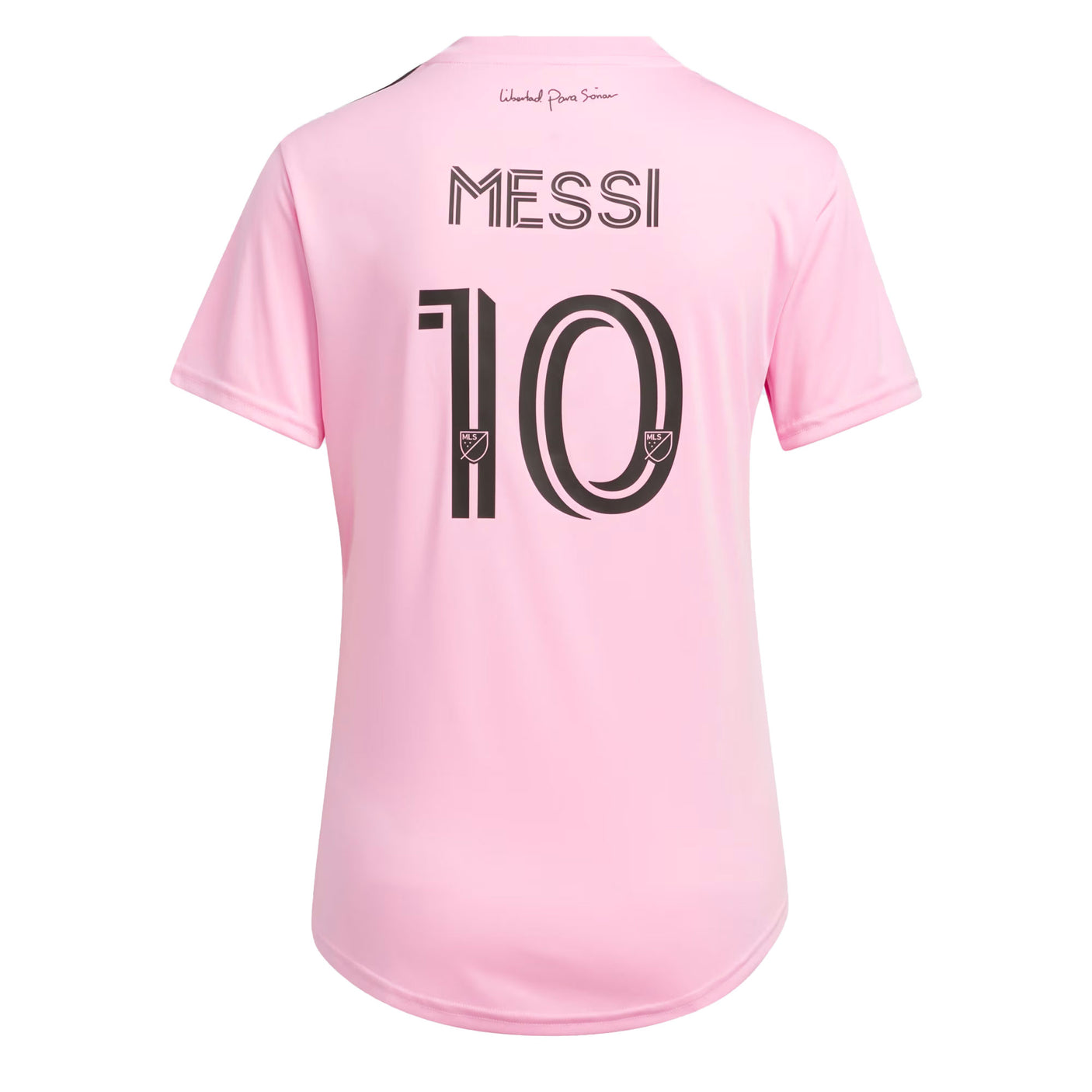 adidas Women's Inter Miami 2022/23 Messi #10 Home Jersey Pink/Black Back