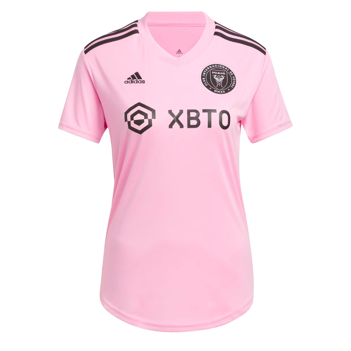 adidas Women's Inter Miami 2022/23 Messi #10 Home Jersey Pink/Black Front