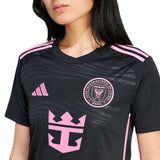 adidas Women's Inter Miami 2024/25 Away Jersey Black/Pink Chest