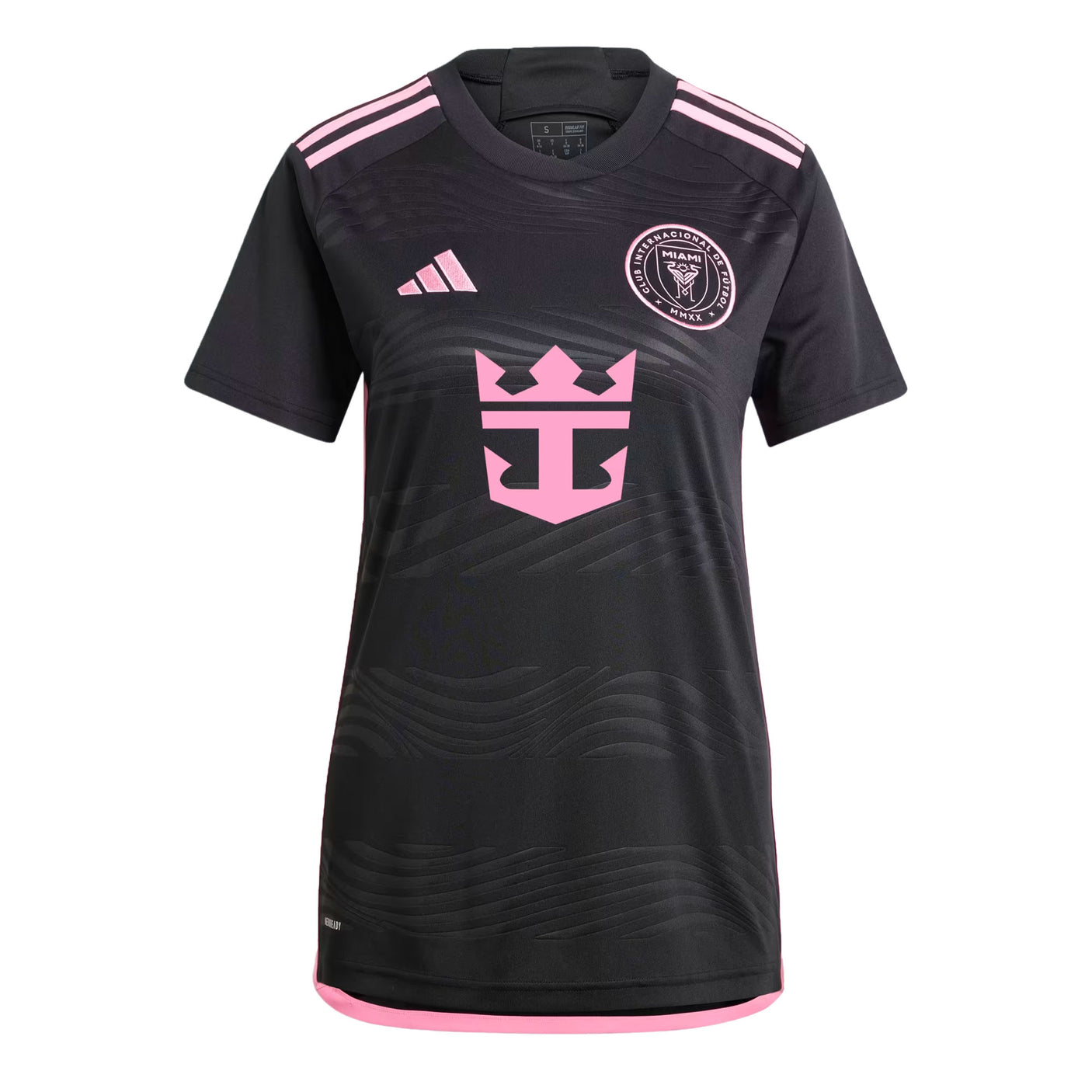 adidas Women's Inter Miami 2024/25 Away Jersey Black/Pink Front