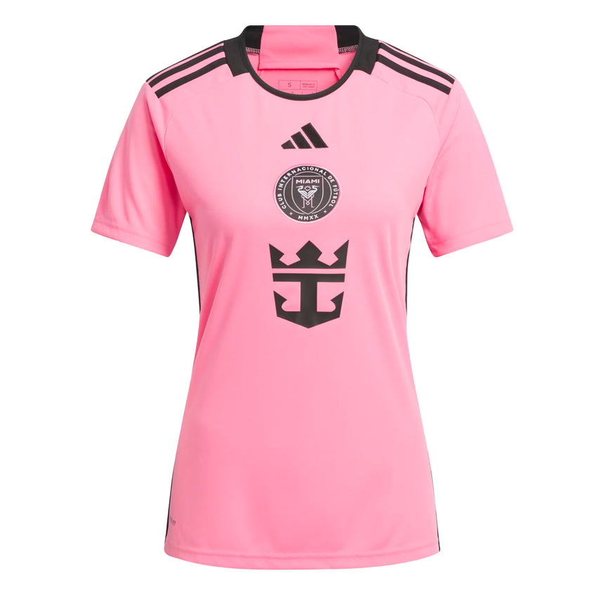 adidas Women's Inter Miami 2024/25 Home Jersey w/ Messi #10 Printing Front