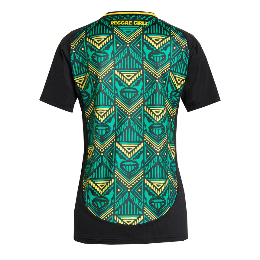 adidas Women's Jamaica 2024/25 Away Jersey Green/Black Back