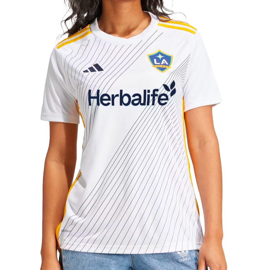 adidas Women's LA Galaxy 2024/25 Home Jersey White/Blue Front