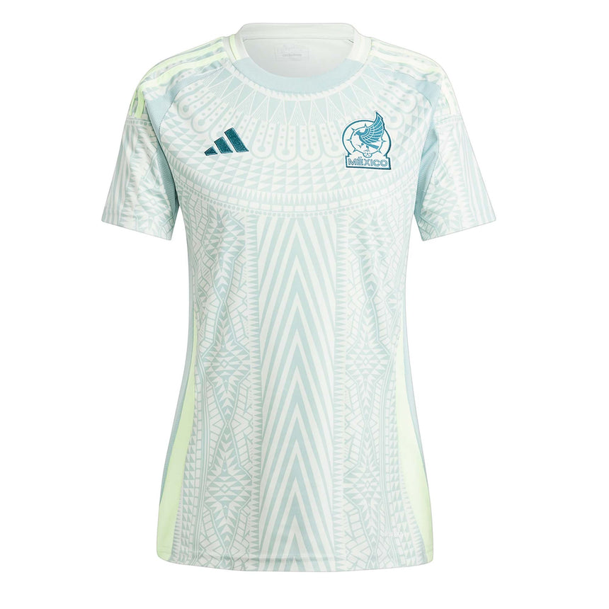 adidas Women's Mexico 2024/25 Away Jersey Light Green Front