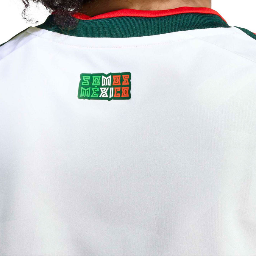 adidas Women's Mexico World Cup 2026 Away Jersey White Neck
