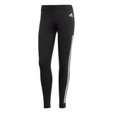 adidas Women's Must Have 3-Stripes Tights Black/White Front