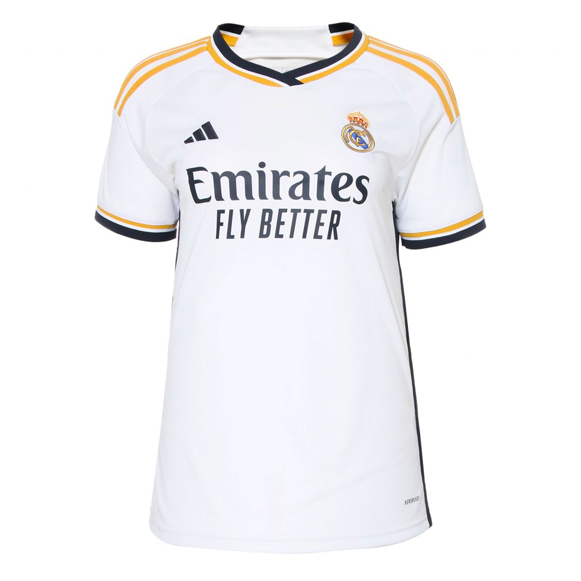 adidas 2022-23 Real Madrid Home Long-Sleeve Jersey - White