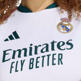 adidas Women's Real Madrid Home Cropped 2026/27 Jersey White Crest