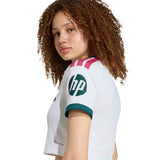 adidas Women's Real Madrid Home Cropped 2026/27 Jersey White Sleeve