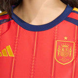 adidas Women's Spain World Cup 2026 Home Jersey Red Crest