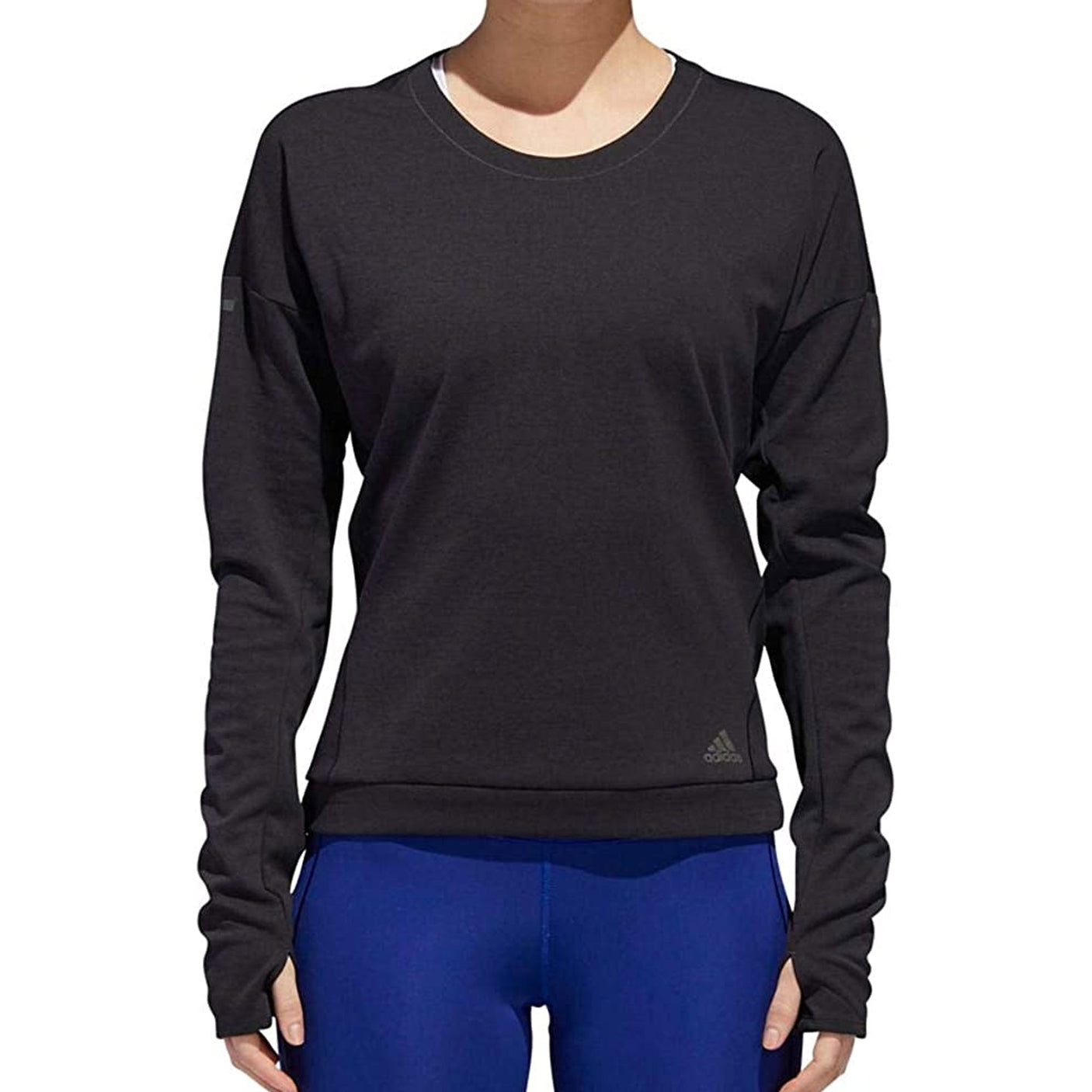 adidas Women's Supernova Running Sweatshirt Black