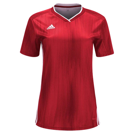 adidas Women's Tiro 19 Jersey Red/White Front
