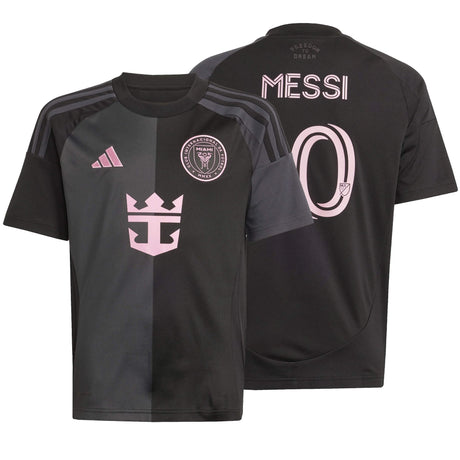 adidas Kids Inter Miami 2025/26 Away Jersey w/ Messi #10 Printing