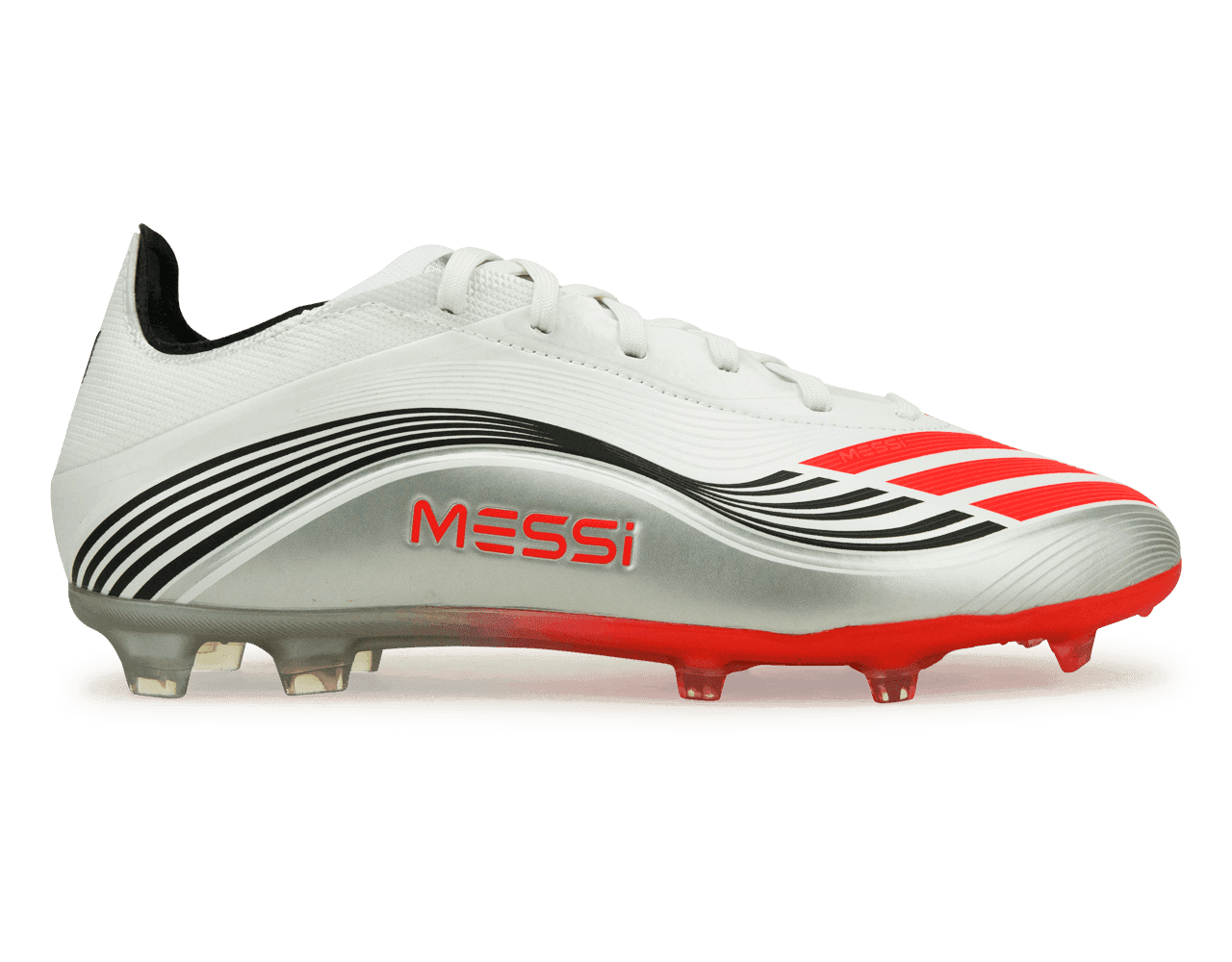 adidas Youth Messi F50 Elite FG White/Red/Silver – Azteca Soccer adidas Youth Messi F50 Elite FG White/Red/Silver – Azteca Soccer